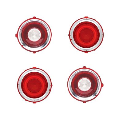 1970-71 Camaro Standard Tail Lenses Kit w/o Chrome Ring