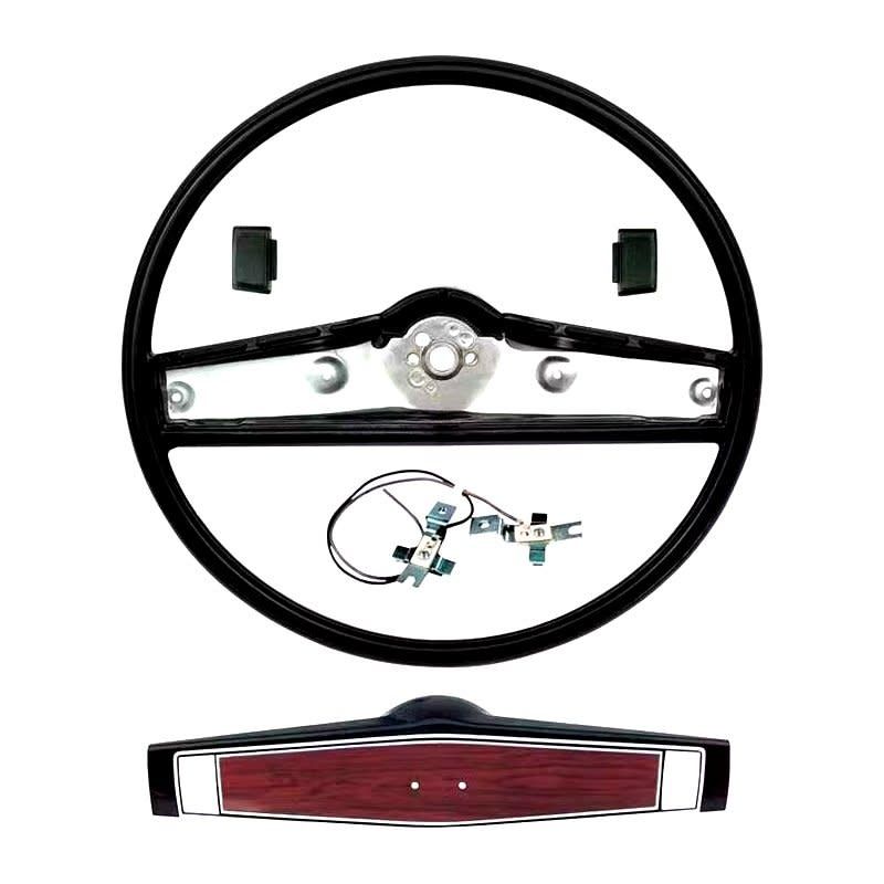 1969 Camaro/ 1969-70 Chevelle Steering Wheel Kit w/ Cherry Shroud