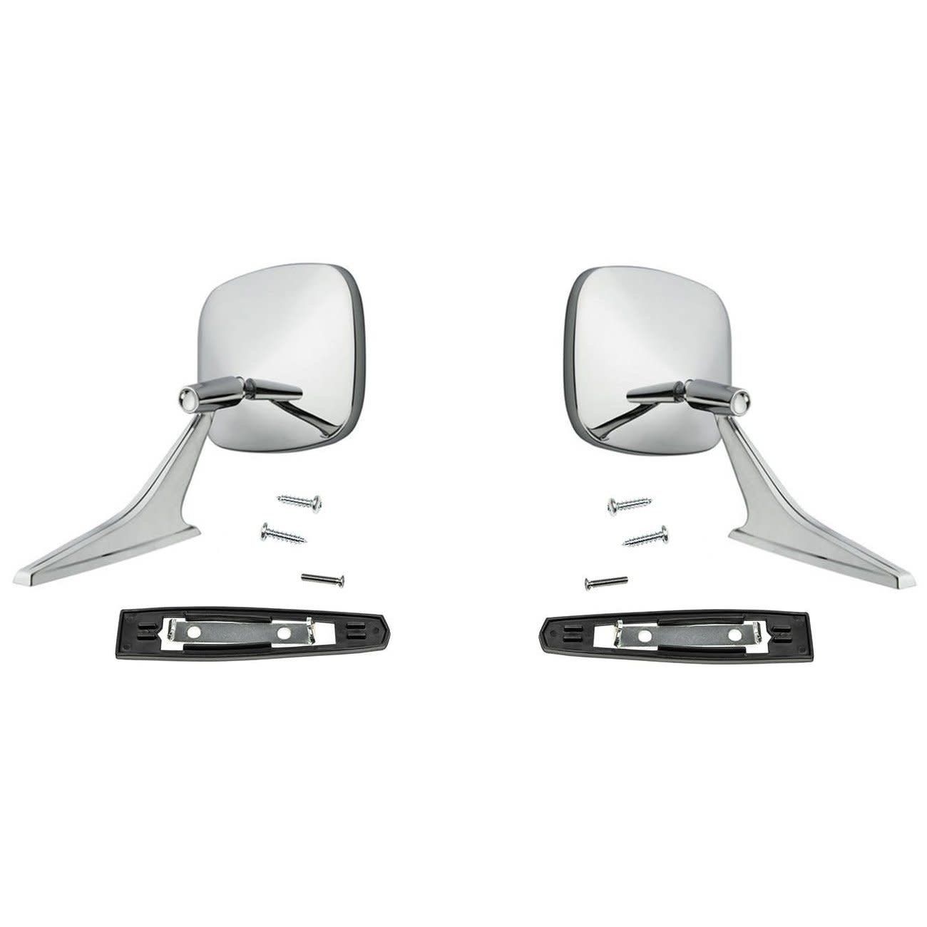 1970-72 Chevelle Door Mirror Kit ( Includes 2 mirrors and mounting kits)