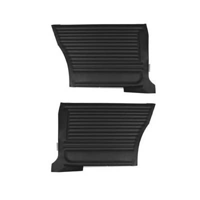 1967 Chevelle Rear Seat Side Panels Coupe Pair - Black