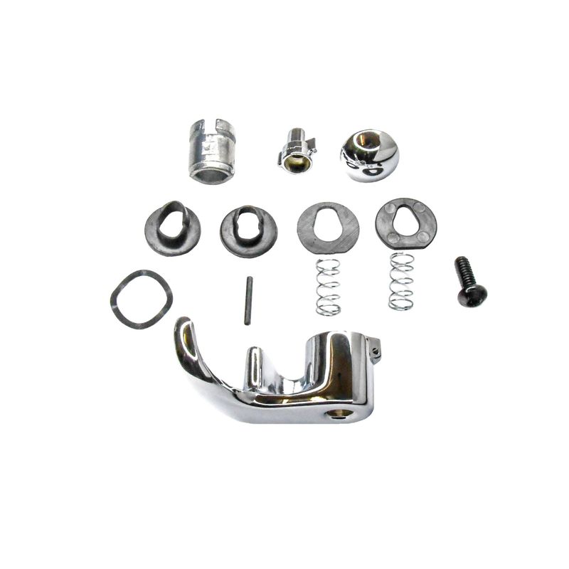 1968-87 Chevy Truck C/K 10 (RH) Locking Vent Window Rebuild Kit- Chrome