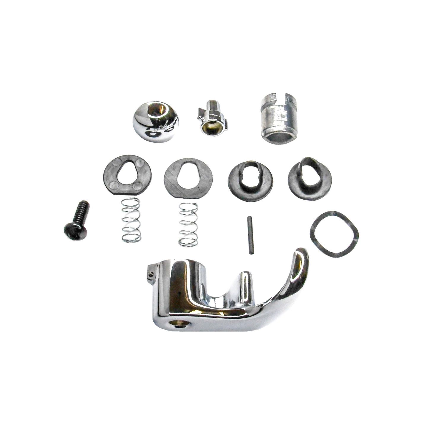 1968-87 Chevy Truck, C/K 10 (LH) Locking Vent Window Rebuild Kit - Chrome