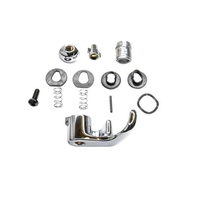 1968-87 Chevy Truck, C/K 10 (LH) Locking Vent Window Rebuild Kit - Chrome