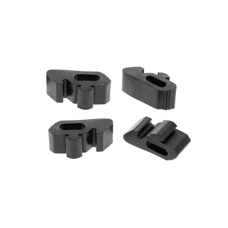 1967-69 Camaro, 1968-72 Chevelle Hood Side Rubber Bumpers - 4pc Kit