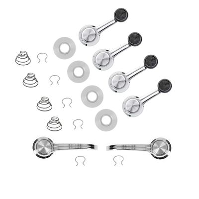 1967 Camaro Firebird/ 1967 Chevelle Door &amp; window Crank Handle Kit - Black