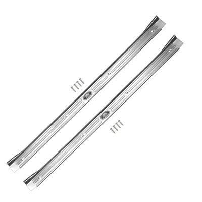 1967-69 Camaro Carpet Sill Plates w/ Popped Rivet Logo &amp; Screws - Pair