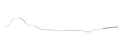 1968 Camaro Small Block 3/8" Fuel Line 1-Pc - OE Steel