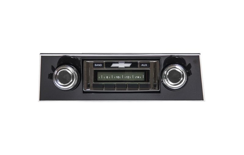 1967-68 Camaro Black Face AM/FM Radio,  USA230 - Custom Audio Sound