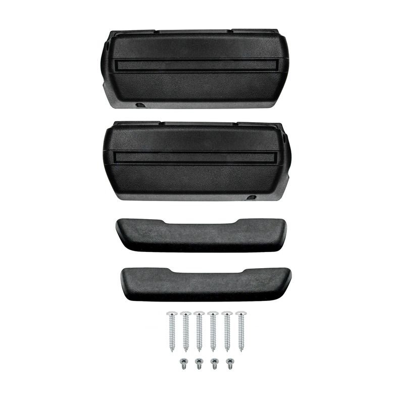 1968-69 Camaro &amp; Firebird / 1968-72 Chevelle / 68-72 Nova Arm Rest Base Arm Rest Bases w/ Vinyl Wrapped Pads &amp; Screws