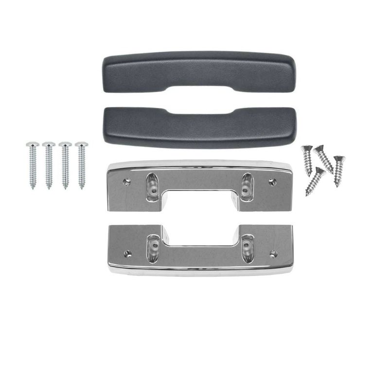 1967 Camaro/Firebird &amp; 1966-67 Nova Standard Arm Rest Bases &amp; Pad Kit w/Screws