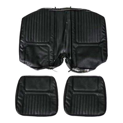 1970 Camaro Rear Seat Covers - Black