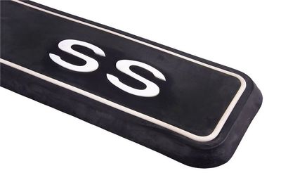 1970 Chevelle &quot;SS&quot; Rear Bumper Pad - White Letter - Glue On (Glue not included)