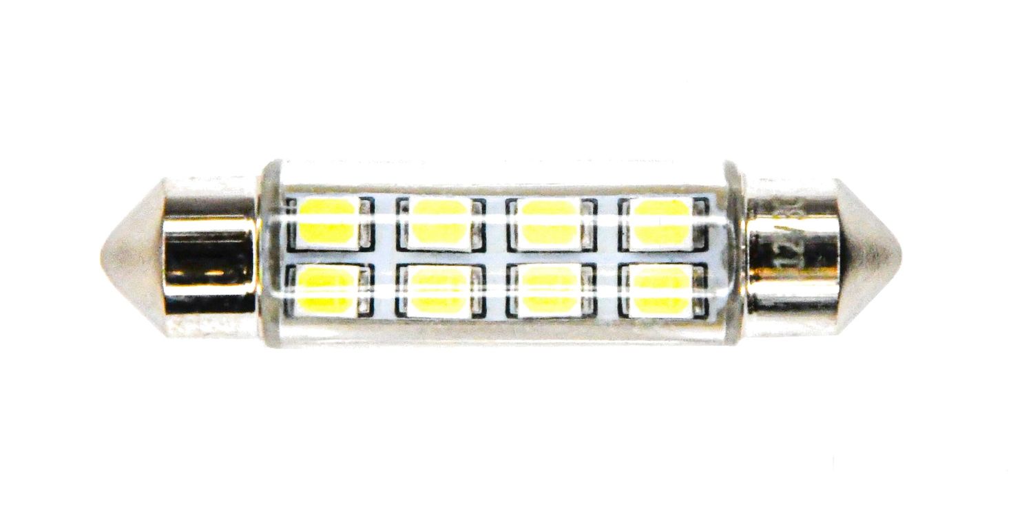 LED Clear Dome Light  w/ 8 High Power Bulbs, Each