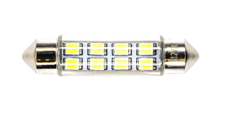 LED Clear Dome Light  w/ 8 High Power Bulbs, Each