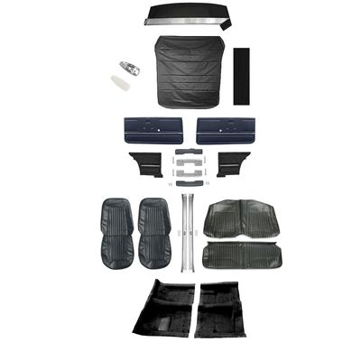 1967 Camaro Coupe Standard Interior Kit - Black