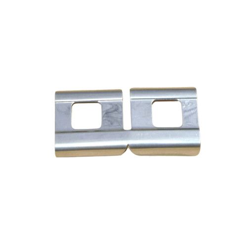 1967 Camaro Firebird Coupe Roof Rail Track Corner Connectors Stainless - Pair