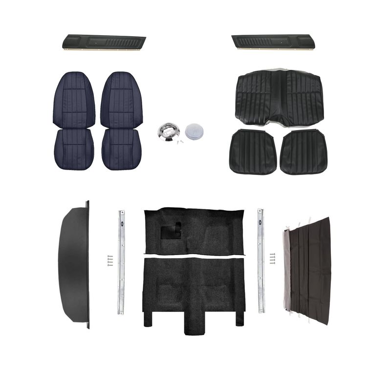 1972 Camaro Standard Interior Kit -Black