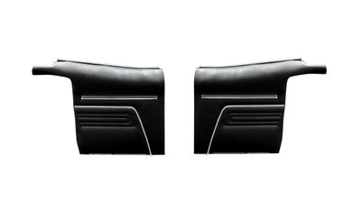 1969 Camaro Convertible Standard Pre-Assembly Rear Panels - Pair -black