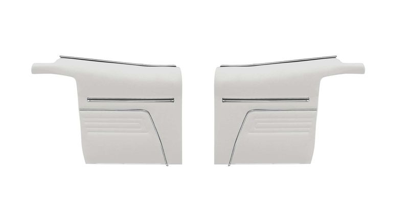 1969 Camaro Convertible Standard Pre-Assembly Rear Panels - Pair -White