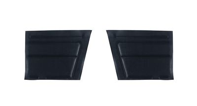 1967 Camaro Firebird Standard Convertible Rear Side Panels Black Pair