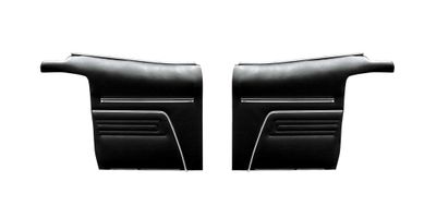 1968 Camaro Pre-Assembled Standard Convertible Rear Door Panel - Black