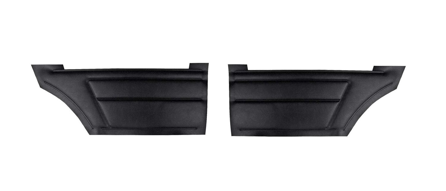 1967 Camaro Firebird Coupe Deluxe Rear Side Panels -Pair - Black