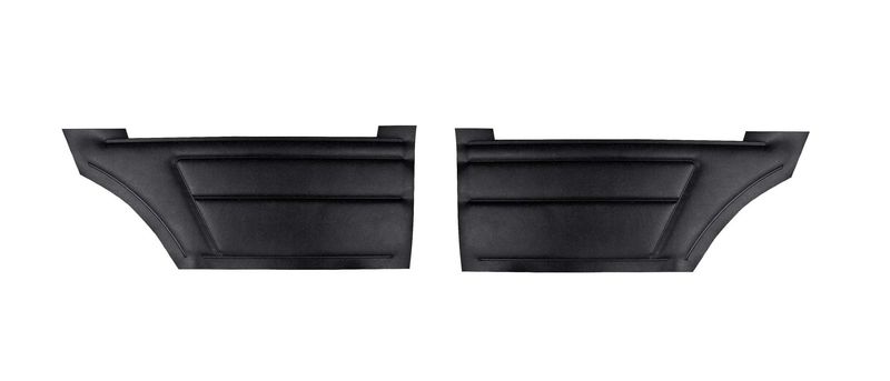 1967 Camaro Firebird Coupe Deluxe Rear Side Panels -Pair - Black