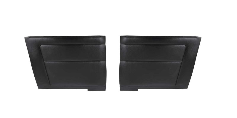 1967 Camaro Firebird Convertible Deluxe Rear Side Panels -Pair - Black