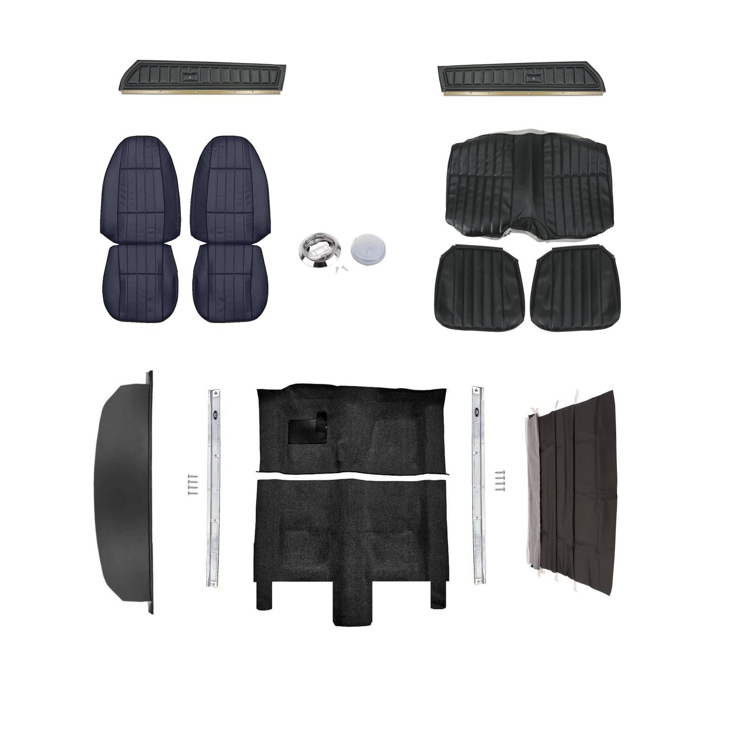 1974 Camaro Standard Interior Kit - Black