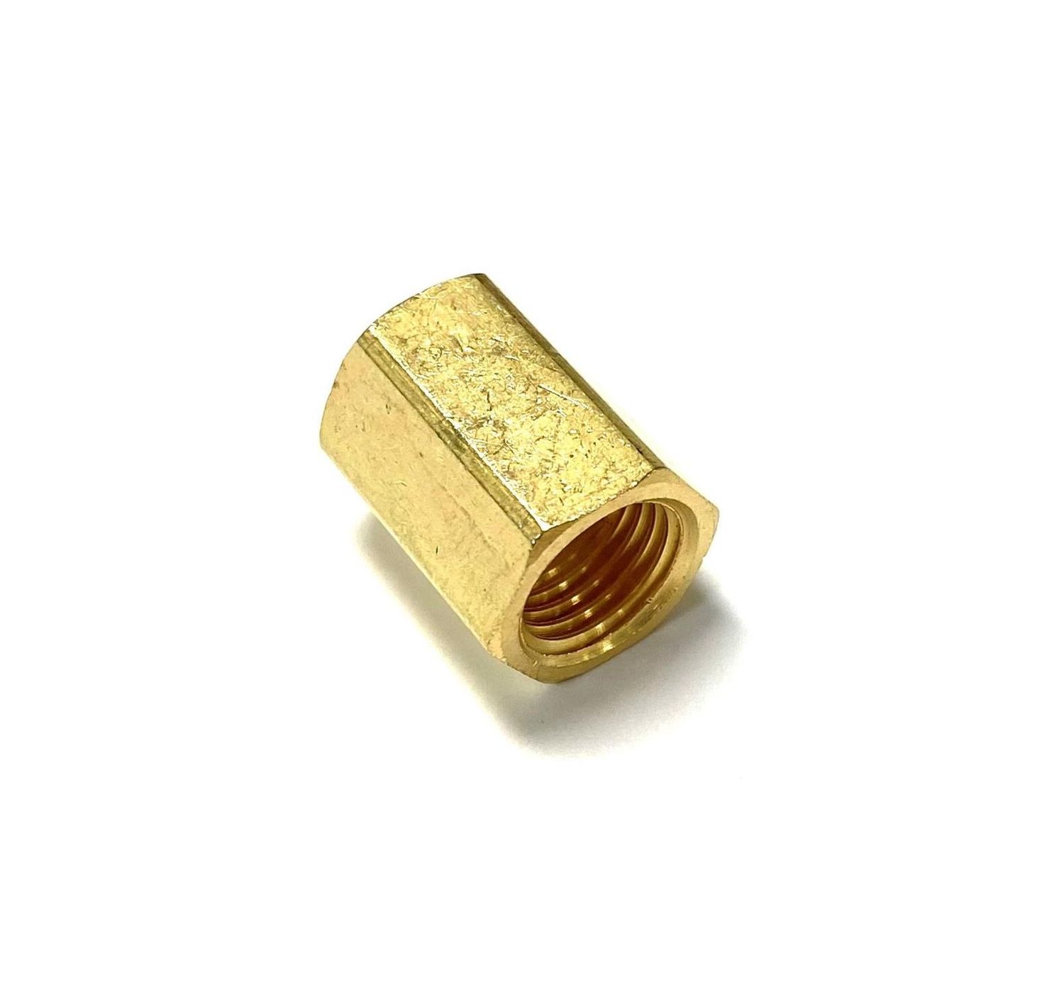 Fittings, Brake, For 1/4 in. Tubing, Female Inverted Flare, 7/16 in.-24 Thread, Brass, Each