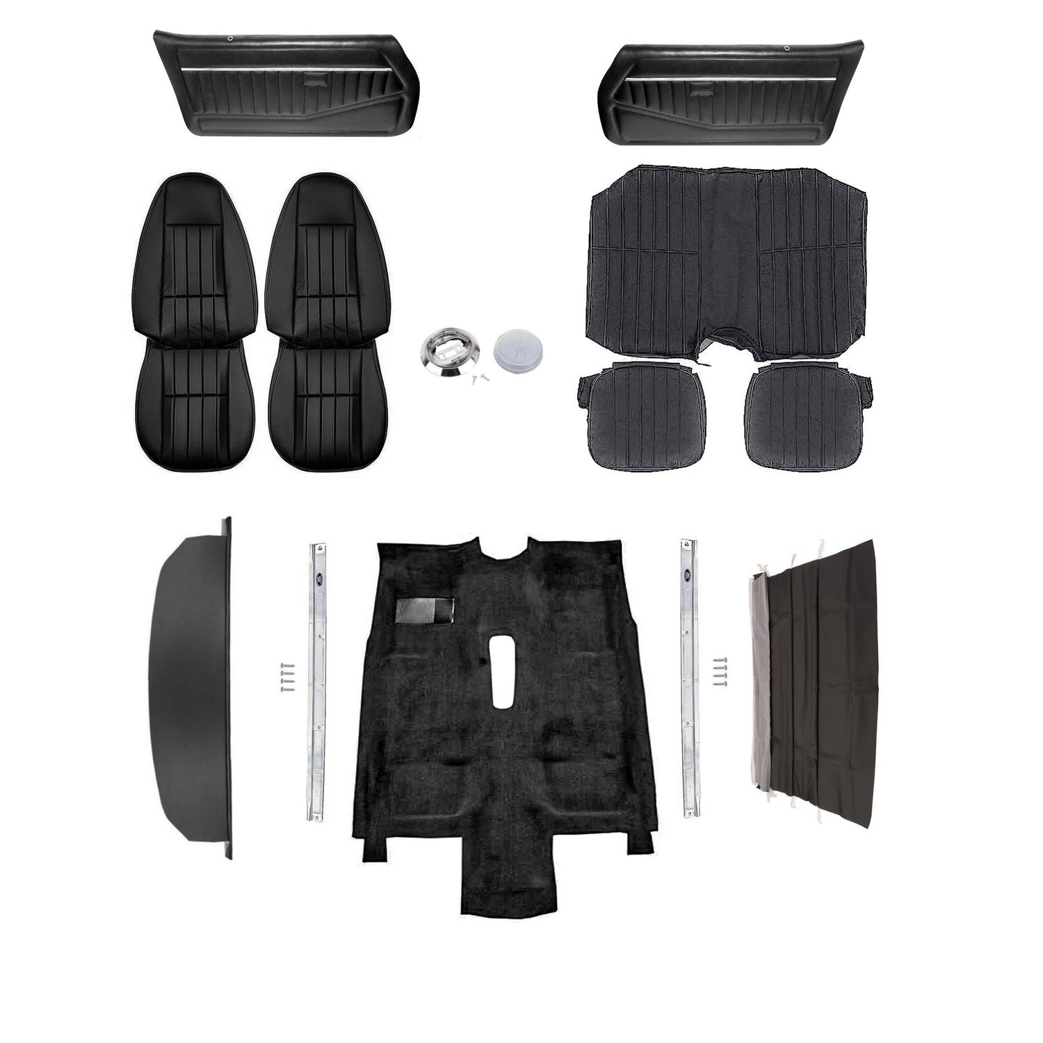 1980-81 Camaro Coupe Standard Interior Kit - Black