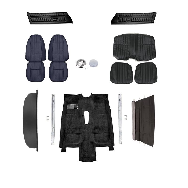 1976 Camaro Standard Interior Kit - Black