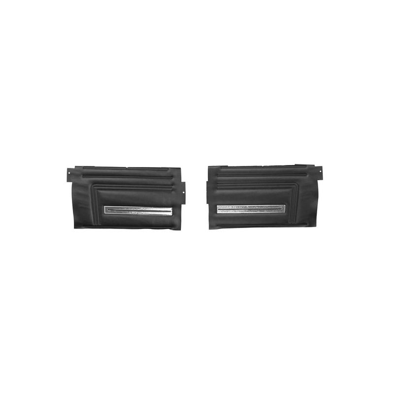 1966 Chevelle Rear Door Panels Convertible- Black