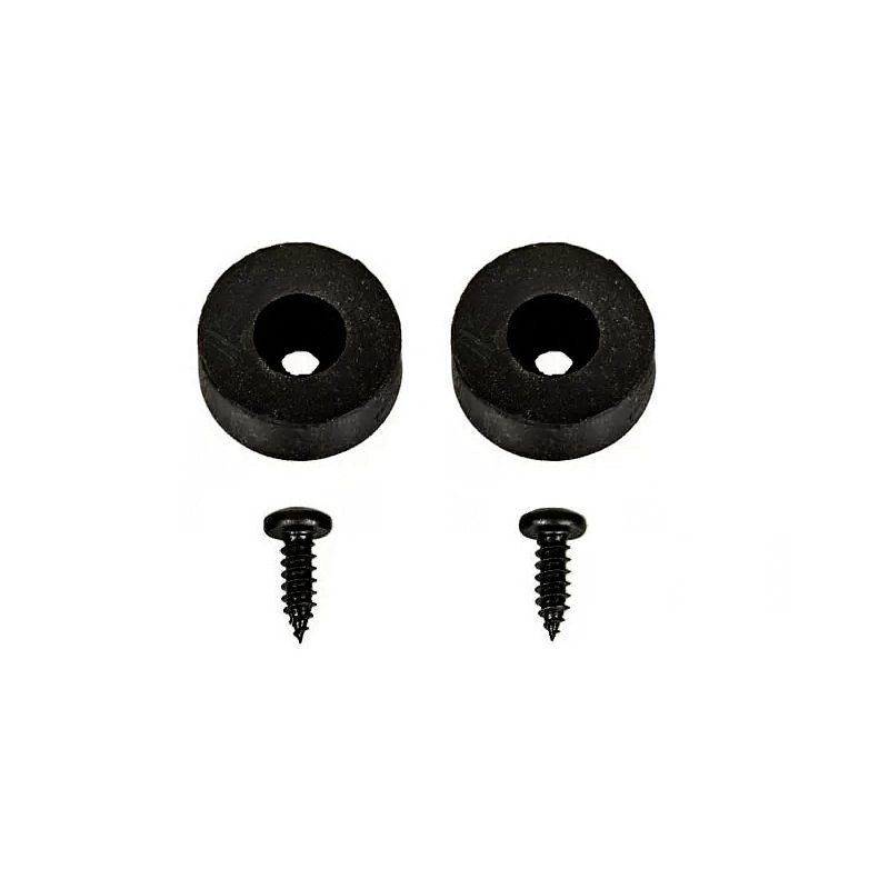 1967-70 Camaro Firebird Seat Back Bumpers w/ Screws - Pair - Does both seats.