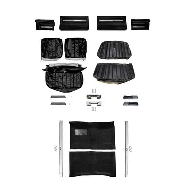 1966 Chevelle Convertible Bench Seat Interior Kit - Black