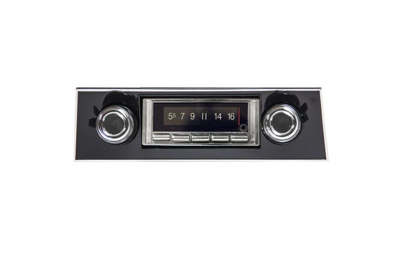 1967-68  Camaro Black Face AM/FM, Bluetooth Radio, USA740 - Custom Audio Sound