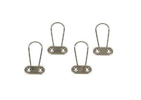 1968-70 Camaro Firebird, 69-72 Chevelle 70-72 Nova Shoulder Belt Clip Retainer 4-Pc Set