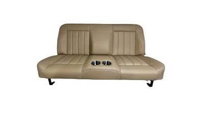 Distinctive Industries CTX60 Custom Seat w/ Mounting Bracket, 1960-87 Chevy GMC Truck - Vertical Inserts