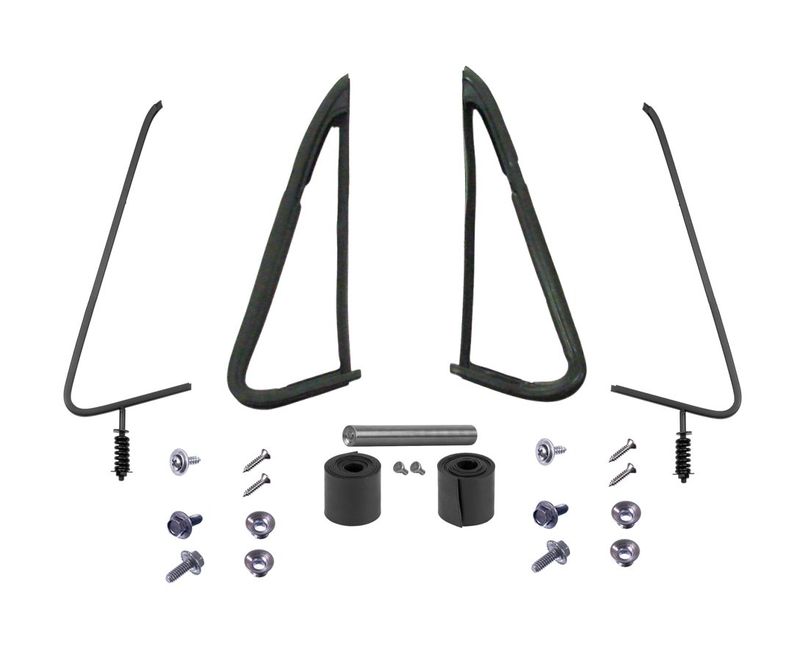1981-87 Chevy GMC Truck Vent Glass Rebuild Kit w/ 1-Piece Gasket