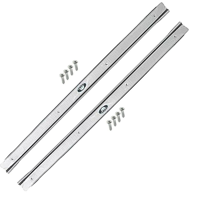 1964-67 Chevelle Carpet Sill Plates - Pair w/ Screws
