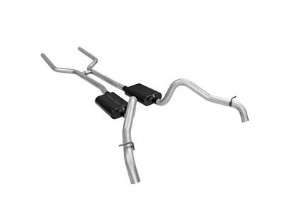 1967-68 Camaro Firebird Flow Master American Thunder Cross Member Back Exhaust Kit