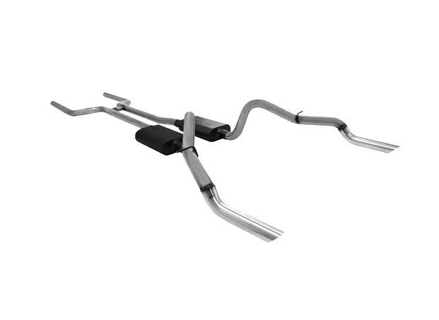 1969 Camaro Firebird Flow Master Stainless Steel Cross-Member Back  2.5&quot; Exhaust Kit
