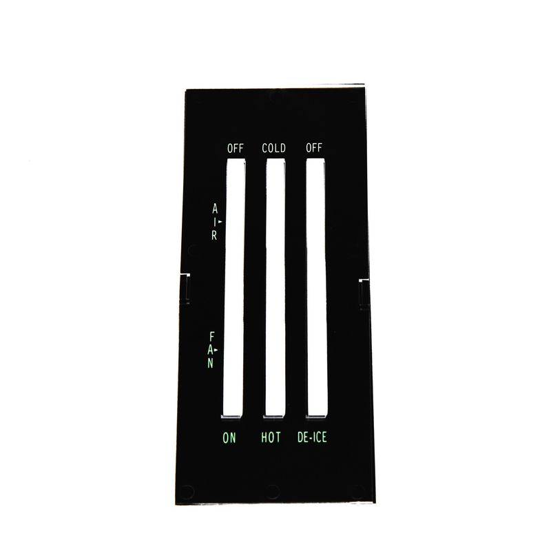 1969 Camaro Heater Only Control Face Plate