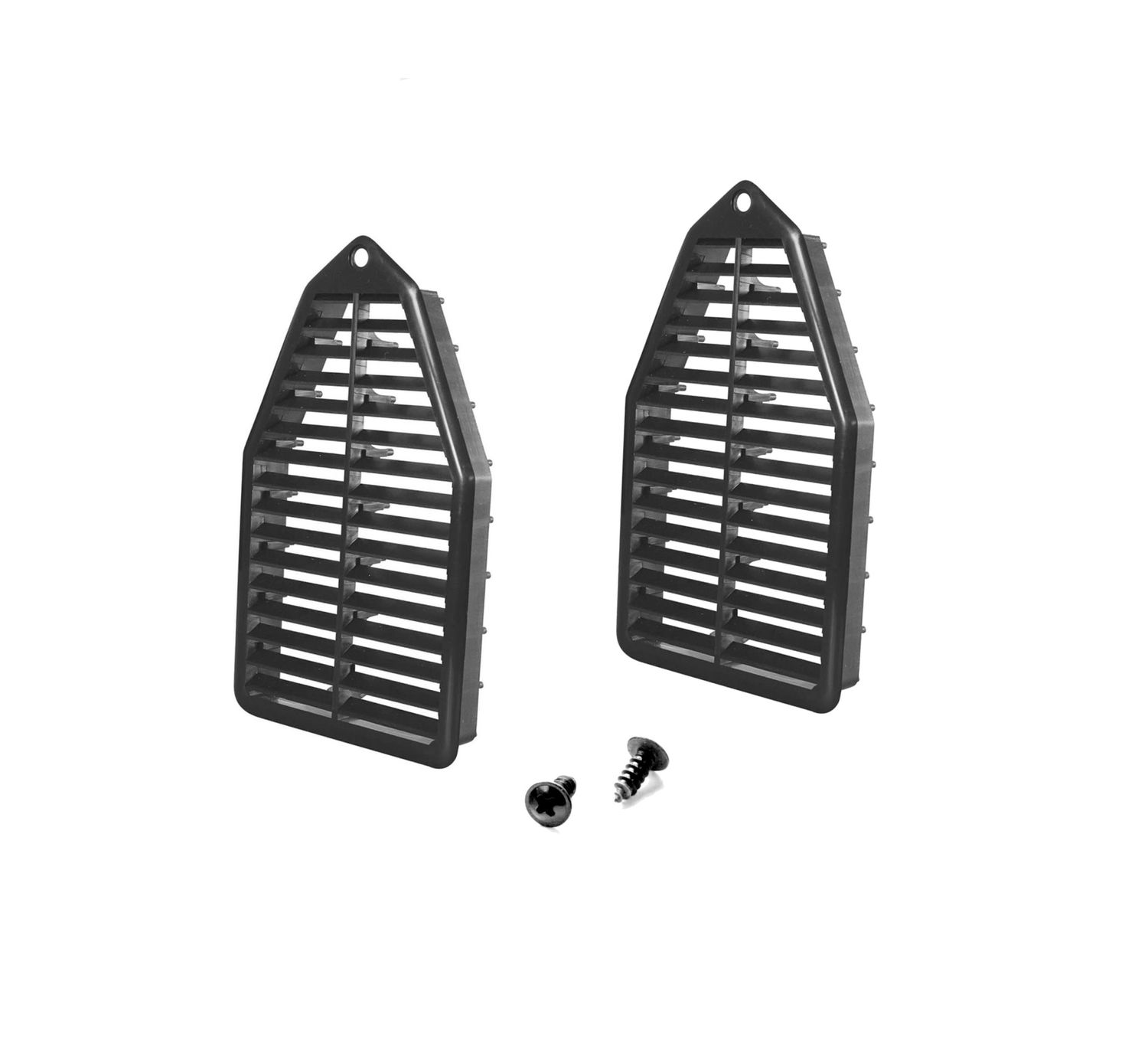 1969 Chevelle Door Jamb Vents Pair w/ Mounting Screws