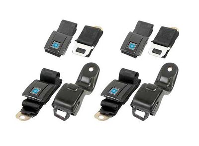 1967-69 Camaro Firebird Standard Seatbelts Front and Rear (4 Belts)