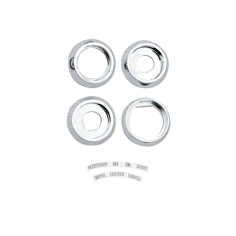 1967 Camaro/Firebird Dash Knob Bezel Set