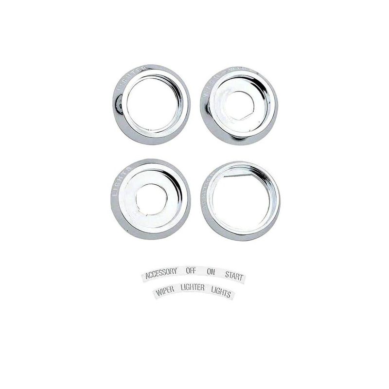 1967 Camaro/Firebird Dash Knob Bezel Set
