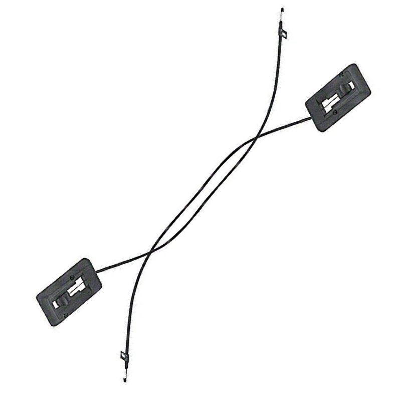 1969 Camaro Firebird Fresh Air Kick Panel Cables &amp; Housing - Pair