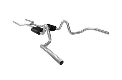 1968-72 Chevelle Flow Master Cross-Member Back 2.5&quot; Stainless Exhaust Kit