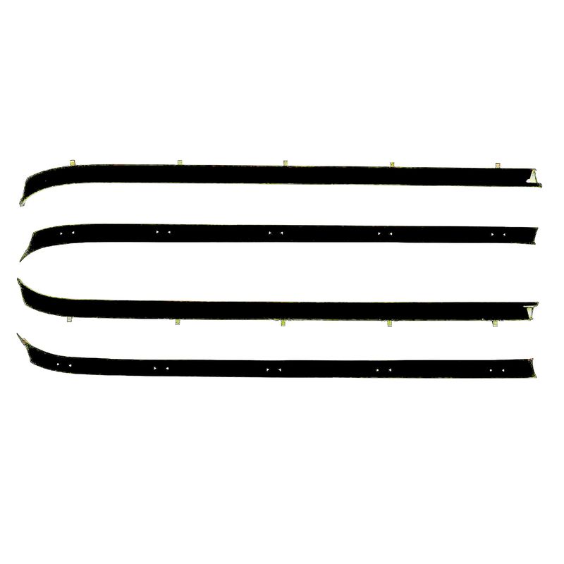 Windowfelts Inner &amp; Outer 4-Pc Kit 1973-80 Chevy Truck C/K 10